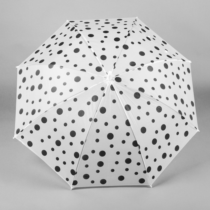 Зонт детский &quot;Горошек&quot;, черный