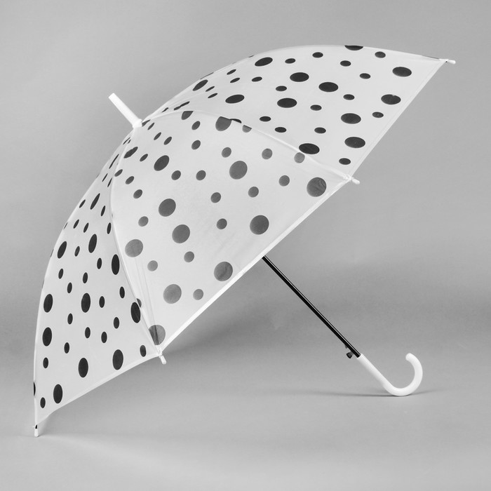 Зонт детский "Горошек", черный
