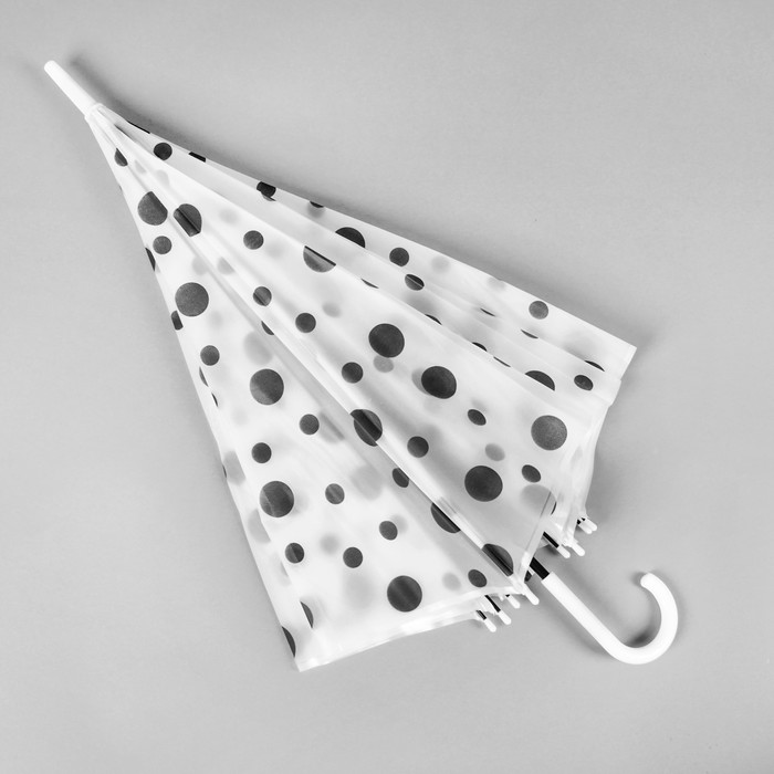 Зонт детский "Горошек", черный