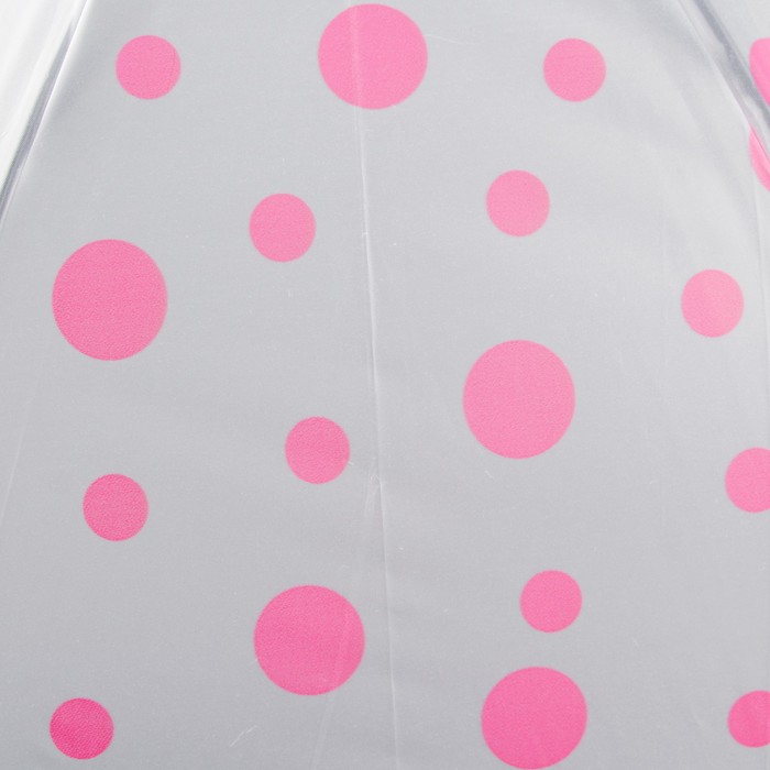 Зонт детский "Горошек", розовый