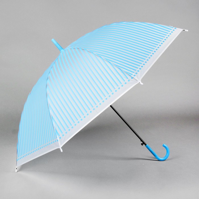 Зонт детский "Полосочки", голубой