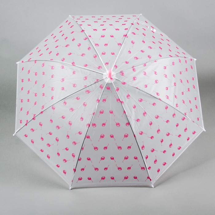 Зонт детский "Шарики", розовый