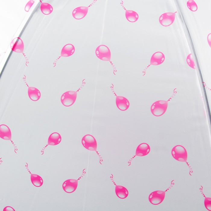 Зонт детский "Шарики", розовый