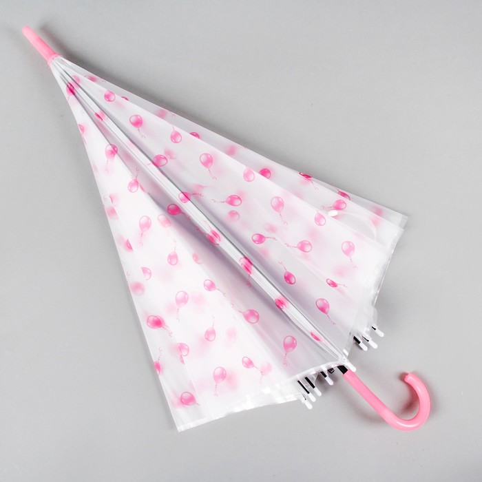 Зонт детский "Шарики", розовый