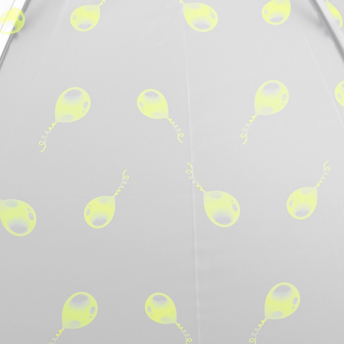 Зонт детский "Шарики", желтый