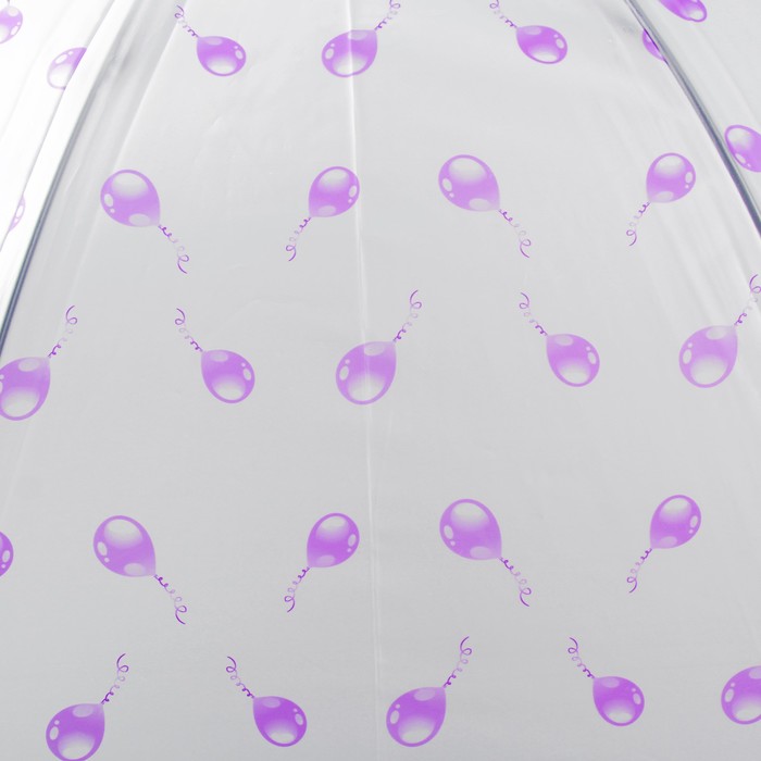 Зонт детский "Шарики", фиолетовый