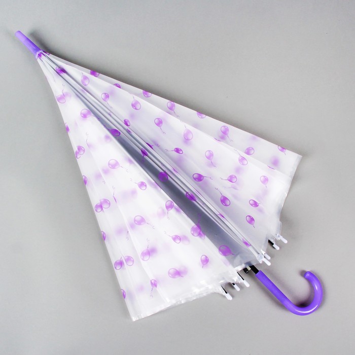 Зонт детский "Шарики", фиолетовый