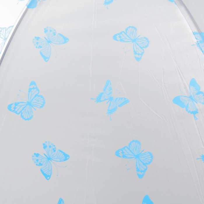 Зонт детский "Бабочки", голубой