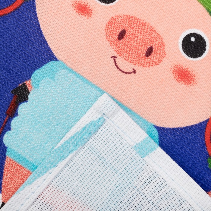 Набор "Доляна" Счастливого года, полотенце35х60см, лопатка20х5см, фетровая варежка14х22см