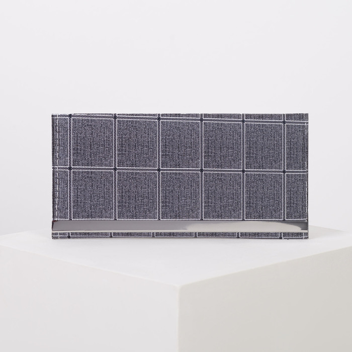 Кошелёк женский, 3 отдела, для карт, цвет чёрный