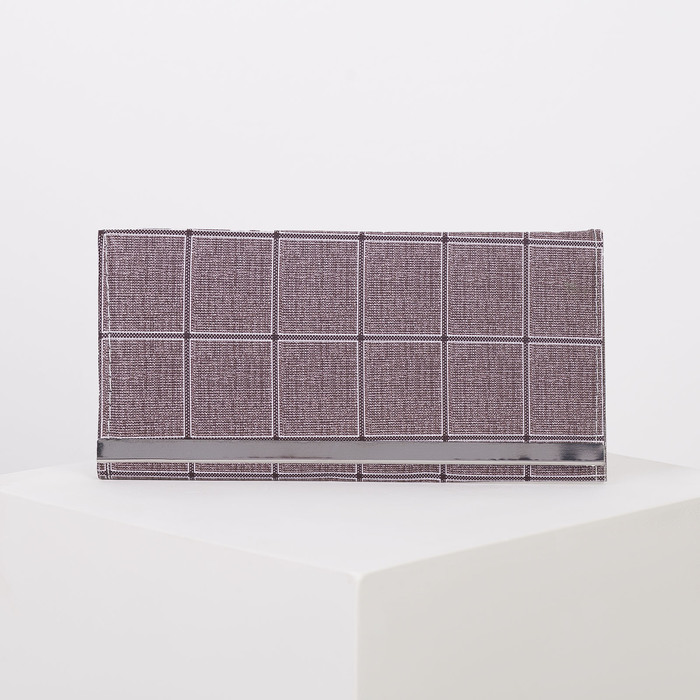 Кошелёк женский, 3 отдела, для карт, цвет коричневый