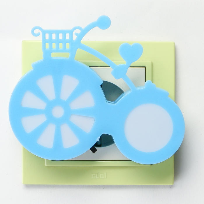 Ночник пластик "Велик" LED МИКС 10х2х8 см