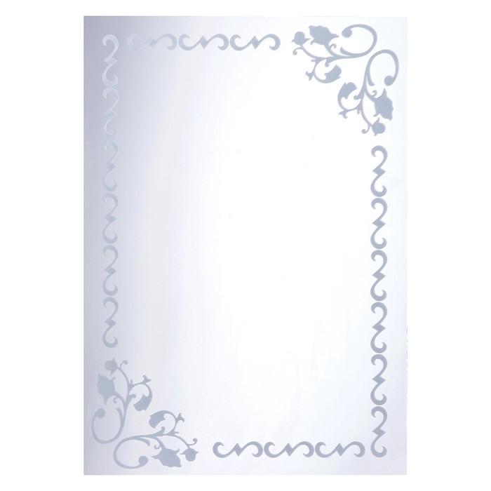 Зеркало «Листочки», настенное, матирование, 50×70 см