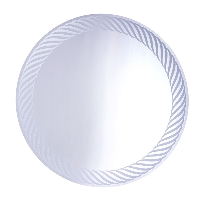 Зеркало «Линии», настенное, матирование, 70×70 см