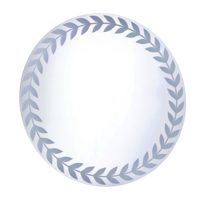 Зеркало «Венок», настенное, матирование, 70×70 см