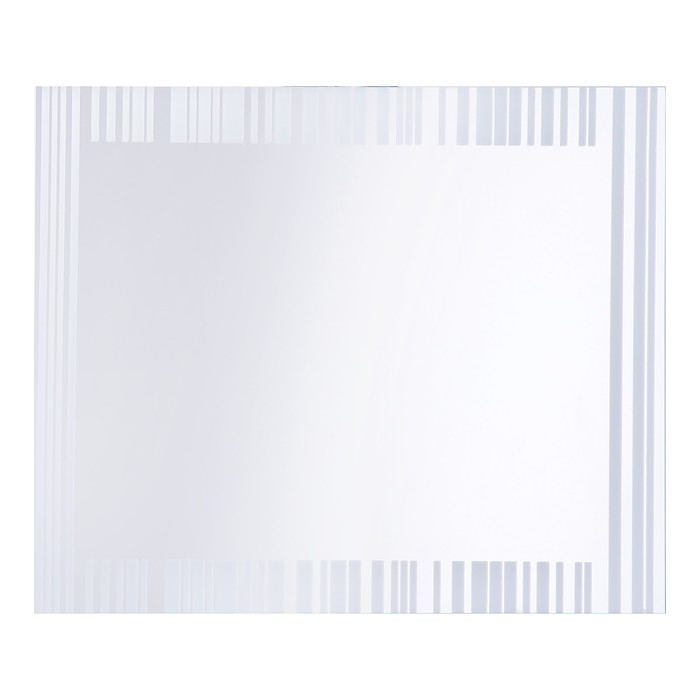 Зеркало «Штрихкод», настенное, матирование, 60×50 см