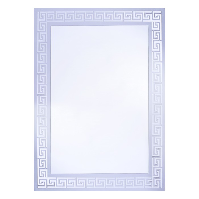 Зеркало «Орнамент», настенное, комбо матирование, 50×70 см