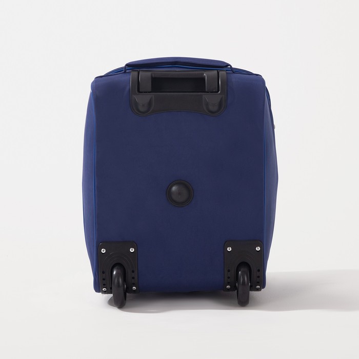 Чемодан малый «Гонка», отдел на молнии, наружный карман, цвет фиолетовый