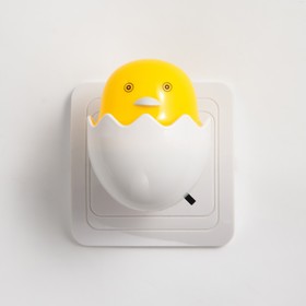 Ночник LED 'Цыплёнок в яйце' 6,5х6х6 см Ош