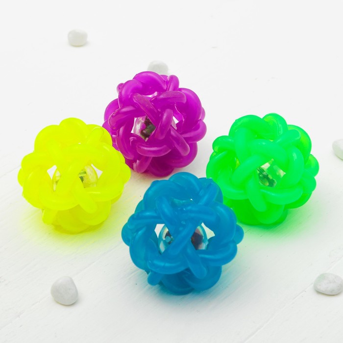 Мяч световой "Плетение", цвета МИКС"