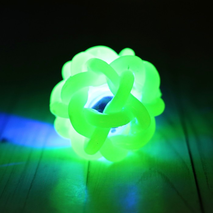 Мяч световой "Плетение", цвета МИКС"