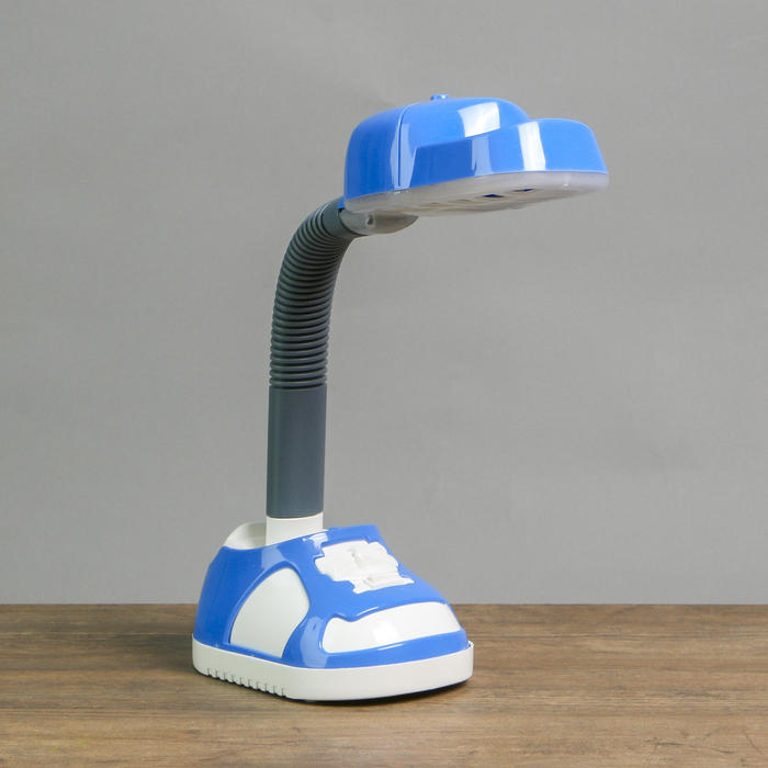 Лампа настольная "Детский ботиночек голубой" КЛЛ 15W 17х20х40 см
