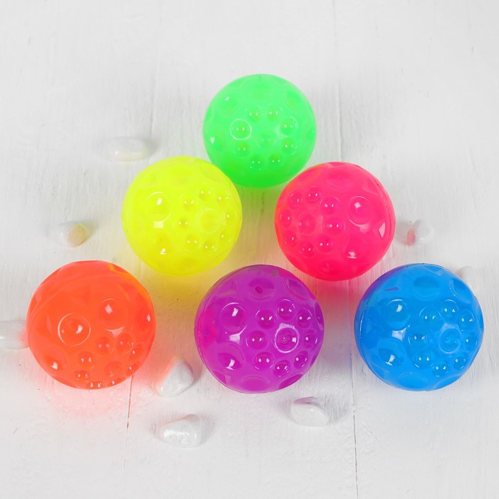 Мяч световой "Кратэр", цвета МИКС