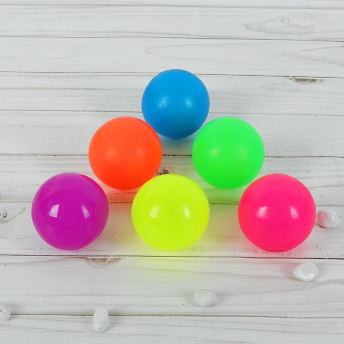 Мяч световой "Цвет" 5,5 см, цвета МИКС