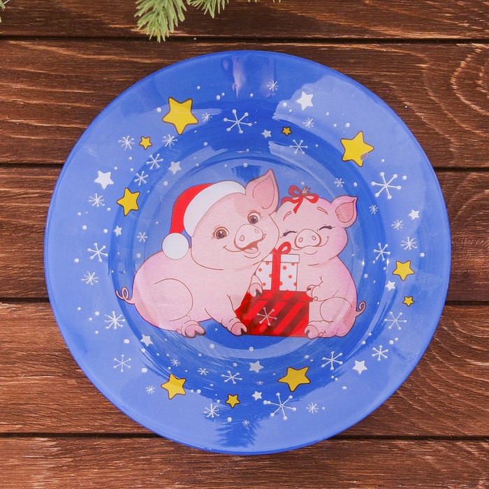 Глубокая тарелка "Поросята", 19,5 см