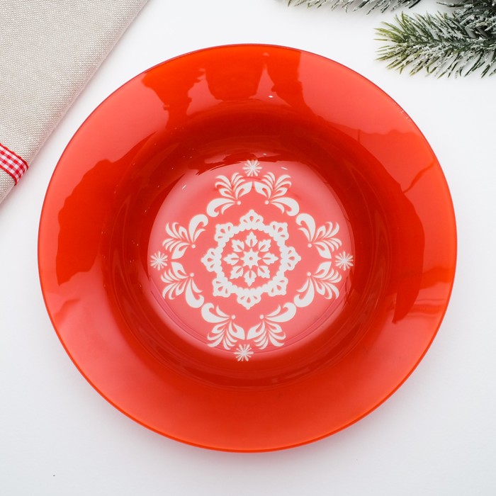 Глубокая тарелка "Гжель", 19,5 см