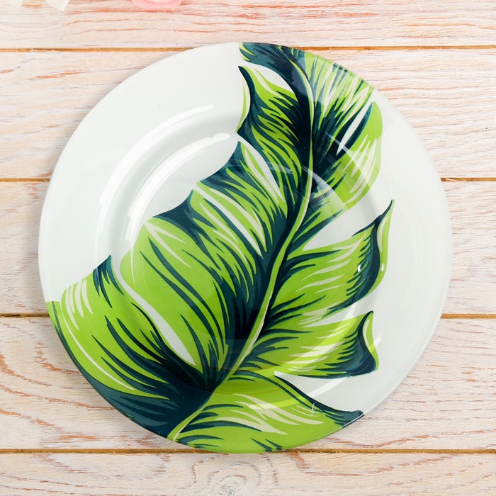 Глубокая тарелка "Листья", 19,5 см