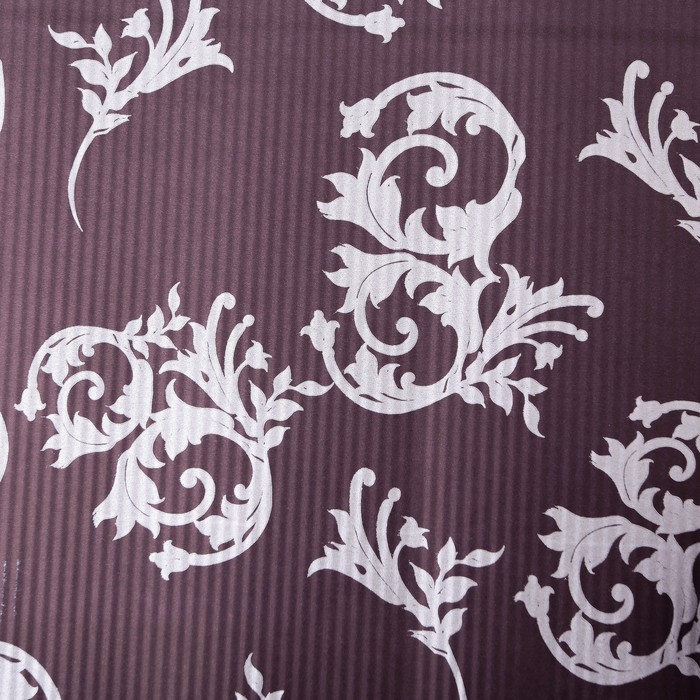 Бумага упаковочная крафт, тёмно-фиолетовая, 0.5 х 10 м