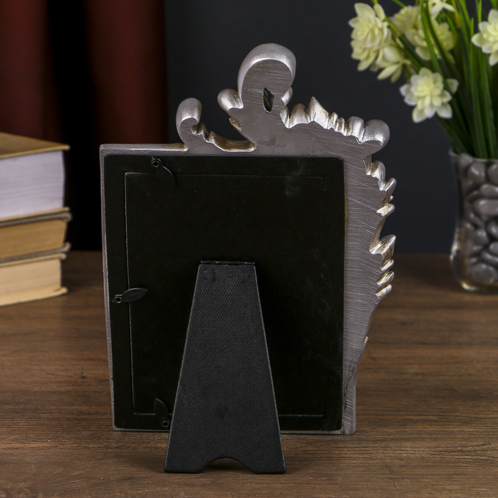 Фоторамка полистоун 10х15 см "Ветвь с цветами" 24,5х16 см