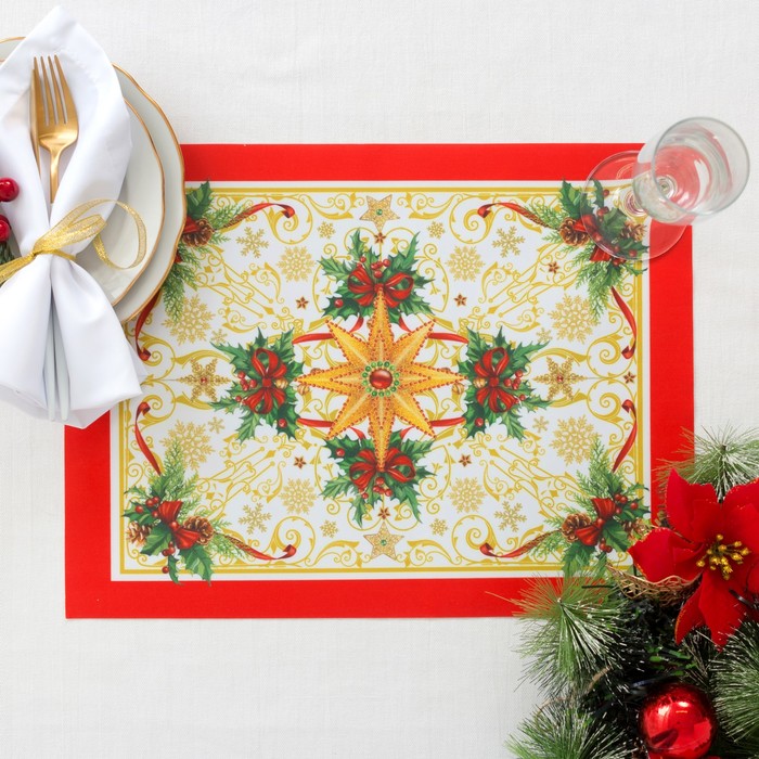 Салфетка на стол "Классика" 30х40см, 100% п/э, оксфорд 420 г/м2