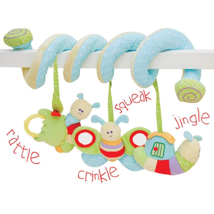 Игрушка-спираль «Гусеница» для кроватки Little Bird Told Me