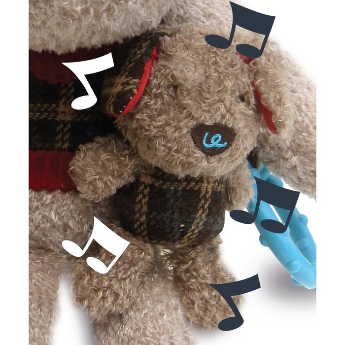 Музыкальная игрушка «Медвежонок и Щенок» Little Bird Told Me