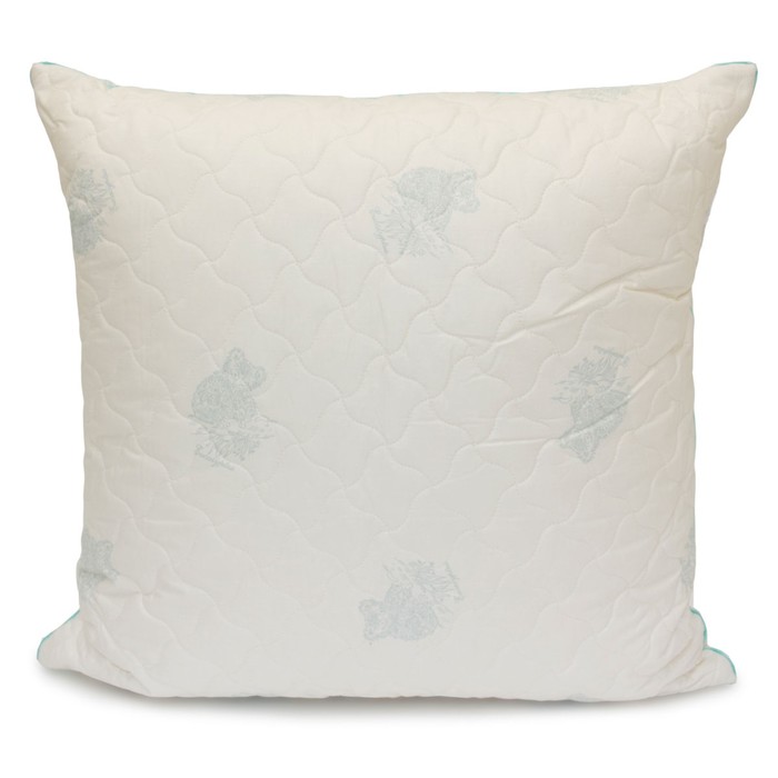 Подушка «ЭВКАЛИПТ В ХЛОПКЕ», размер 70×70 см, зеленый