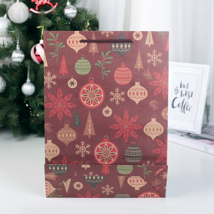 Пакет Крафт 24 х 33 х 8 см