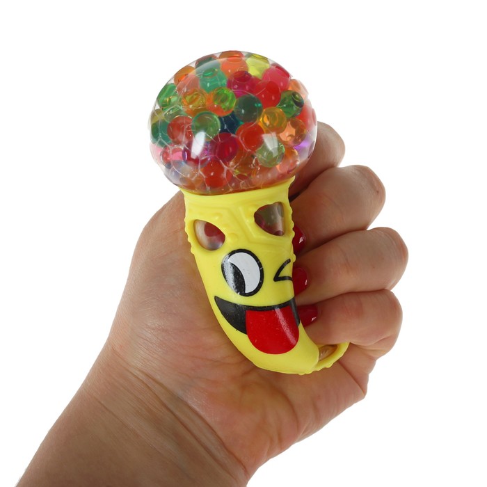 Мялка с гидрогелем "Смайл", виды МИКС