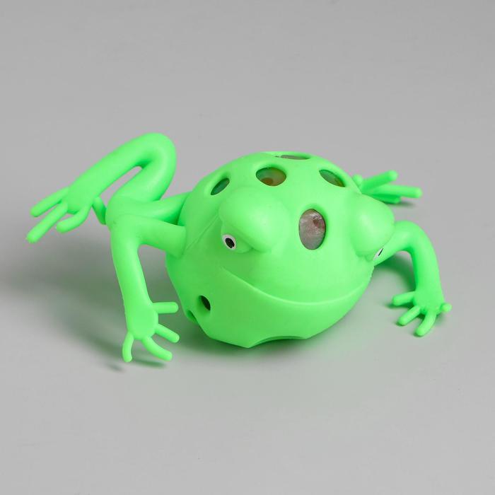 Мялка с гидрогелем "Лягушка", цвета МИКС