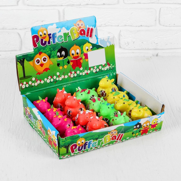 Мялка с гидрогелем "Единорог", цвета МИКС