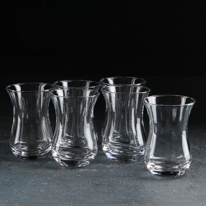 Набор стеклянных стаканов Keyif, 140 мл, 6 шт набор стеклянных стаканов плэже 330 мл 6 шт