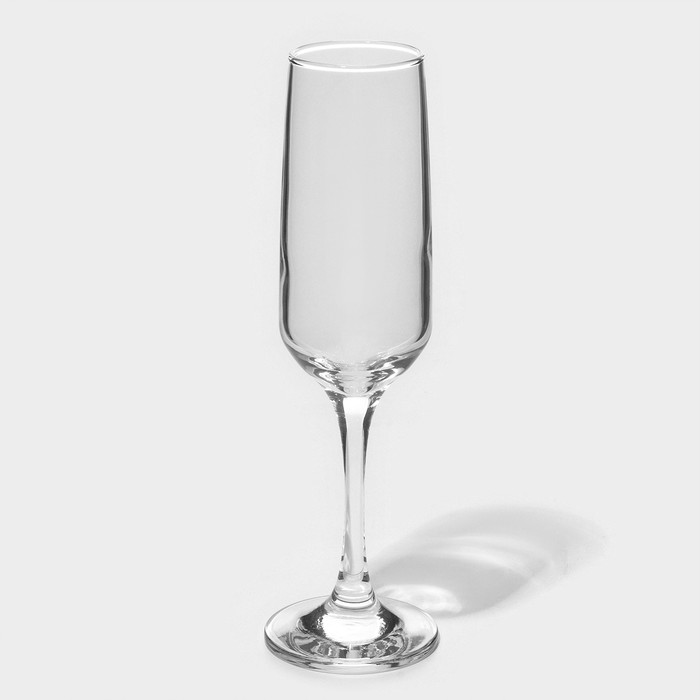 Бокал для шампанского стеклянный Isabella, 200 мл