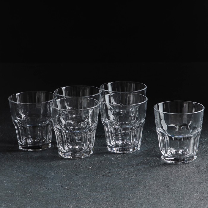 Набор стеклянных стаканов Casablanca, 265 мл, 6 шт набор стеклянных стаканов triumph 320 мл 6 шт