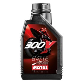 Моторное масло MOTUL 300 V 4T Road Racing 5W-40, 1 л от Сима-ленд