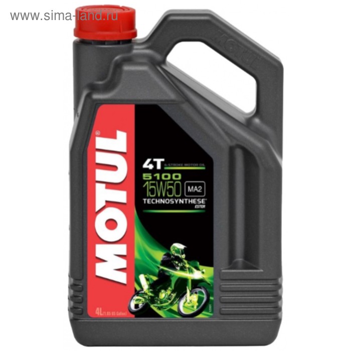 фото Моторное масло motul 5100 4t 15w-50, 4 л