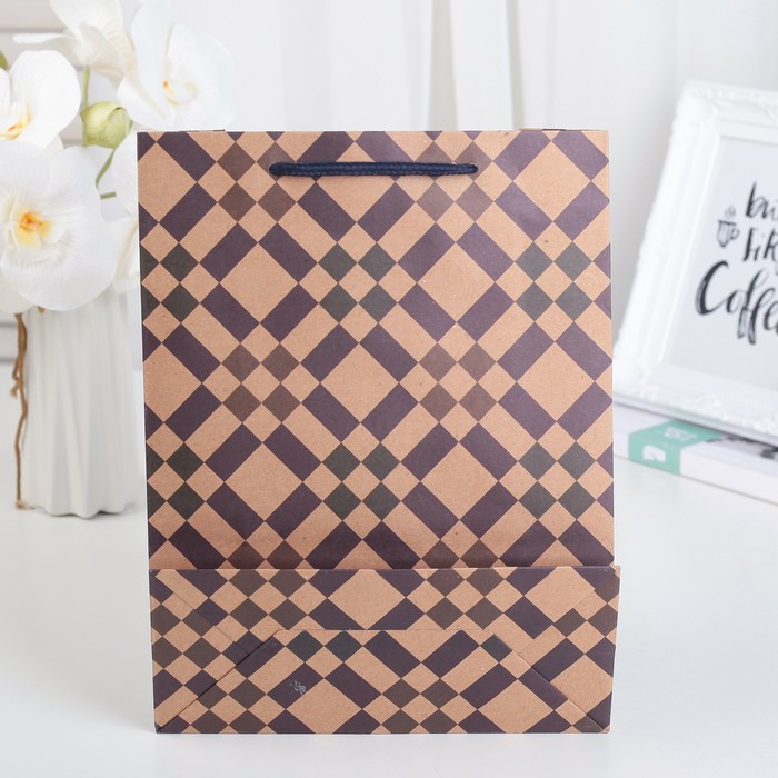 Пакет Крафт 19 х 24 х 8 см