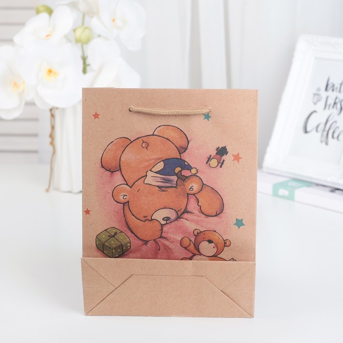 Пакет Крафт 15 х 20 х 6 см