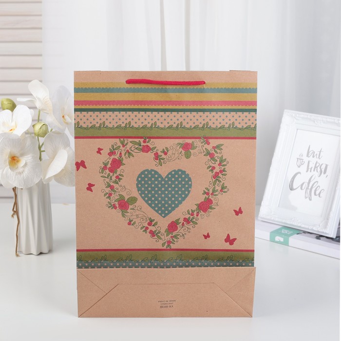 Пакет Крафт 24 х 33 х 8 см