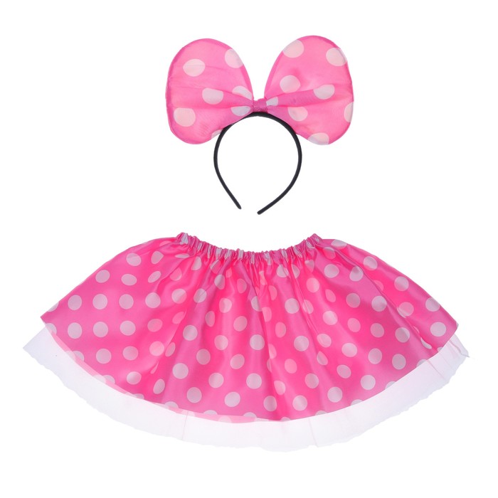 Карнавальный набор "Гламур" 2 предмета: ободок, юбка 3-4 года